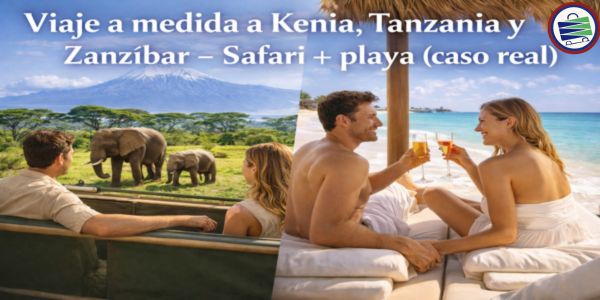 Viaje a medida a Kenia, Tanzania y Zanzíbar – Safari + playa (caso real)
